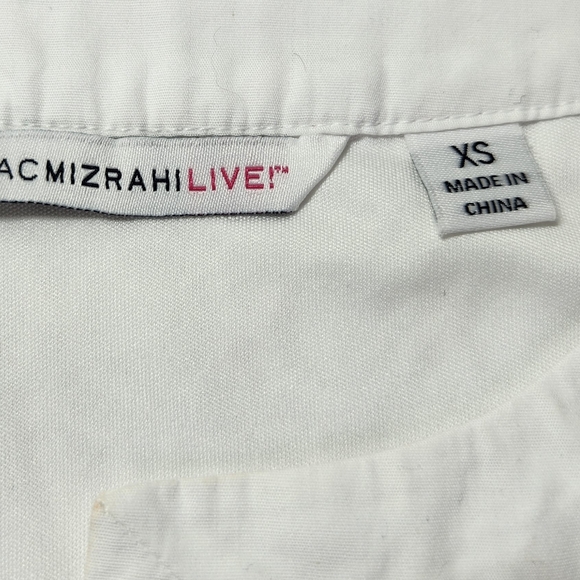 Isaac Mizrahi Live! White Lace Shift Dress Women’s XS Short Sleeve Bridal Knee - Picture 12 of 12